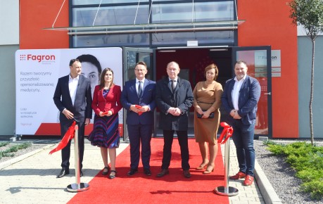 Otwarcie nowego zakładu farmaceutycznego Fagron w Trzebini