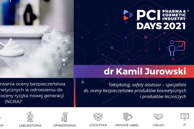 Zapraszamy na wykład dr Kamila Jurowskiego podczas trwania Targów PCI Days