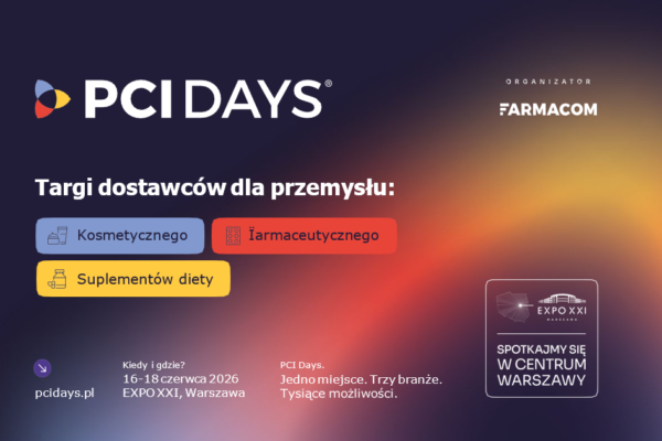 16-18 czerwca 2026 roku warszawskie EXPO XXI ponownie stanie się centrum spotkań branży kosmetycznej, farmaceutycznej oraz suplementów diety.