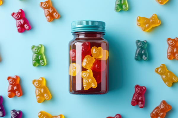 Przemysłowa produkcja suplementów diety w formie gummies