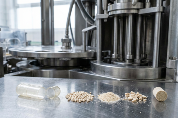 Sunitinib Vipharm – granulat kompresowany podczas procesu kapsułkowania