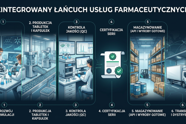 NEUCA CDMO – produkcja, kontrola jakości, import i logistyka w zintegrowanym modelu