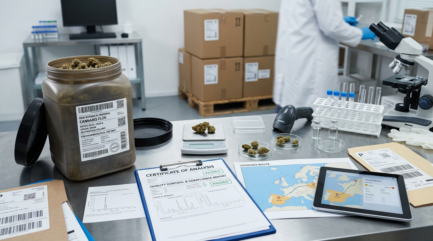 Cannabis flos COSMA – trzeci surowiec Linneo i planowany import