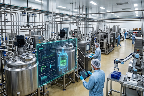 Genentech zakład Holly Springs z technologią digital twin