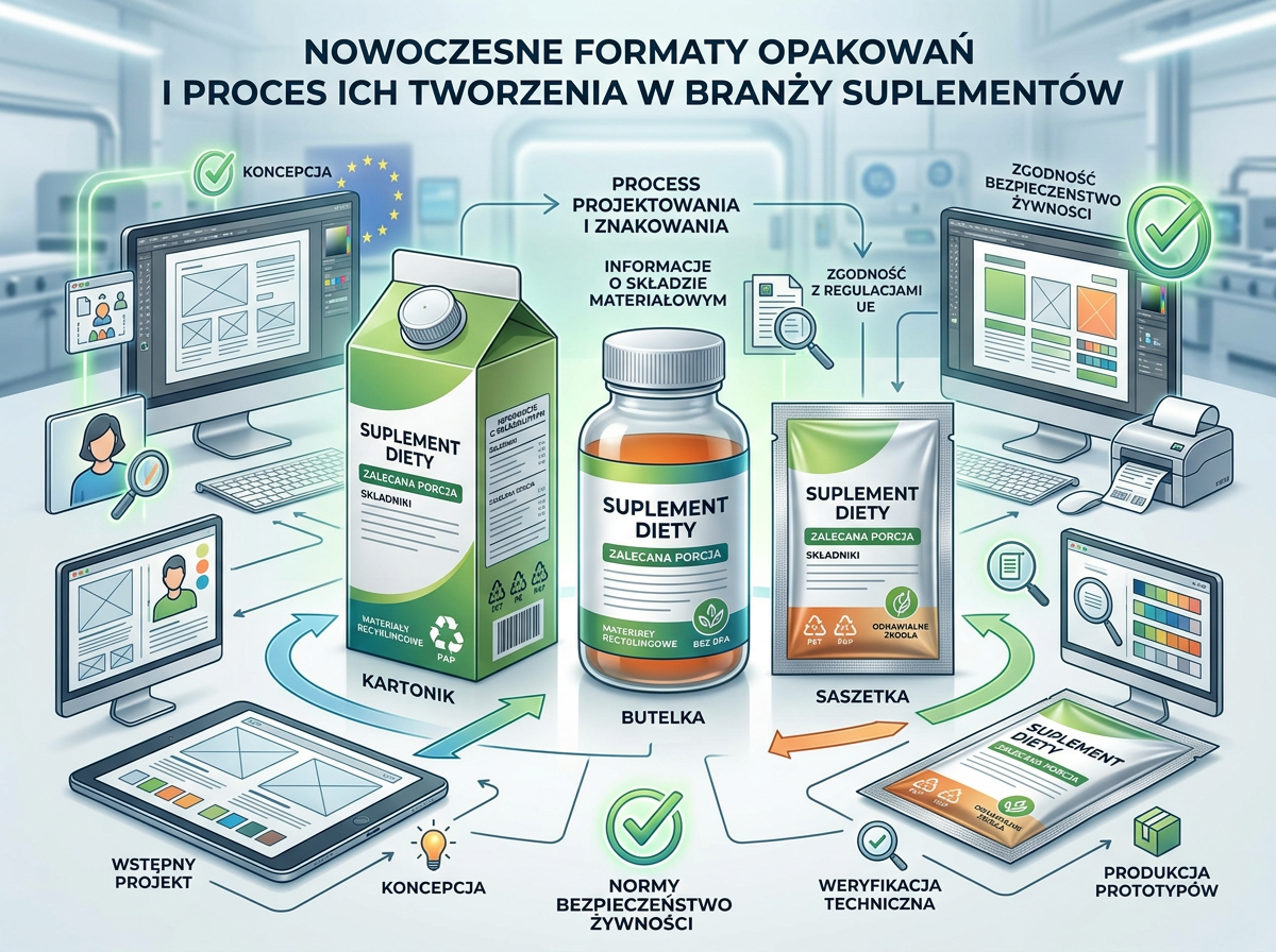PPWR oznakowanie opakowań suplementów diety
