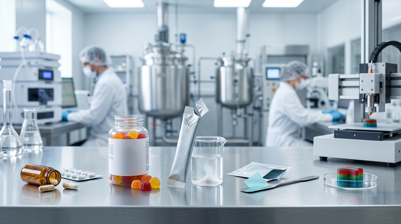 Nowoczesne postacie suplementów diety – oral films, gummies i druk 3D